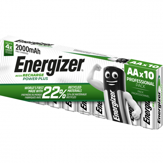 Energizer Akku Recharge PowerPlus E300626803 2000 mAh AA /HR6 10 St., - 216062