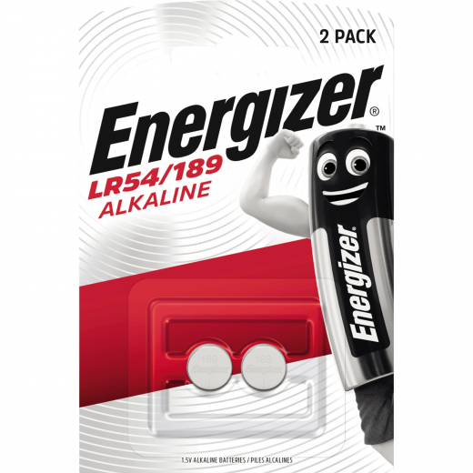 Energizer Knopfzelle LR54/189 E301536700 Alkali 2 St./Pack., - 216078