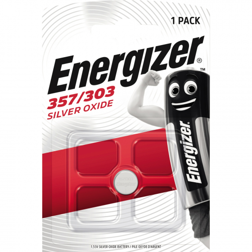 Energizer Knopfzelle 357/303 E300784002 Silberoxid, - 216136