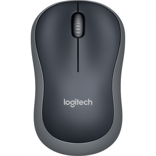 Logitech Maus 910-002238 M185 cordless USB schwarz/grau, - LOG910002238