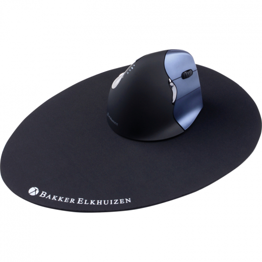 BakkerElkhuizen Mausepad Egg Ergo BNEEMP Gummi schwarz,