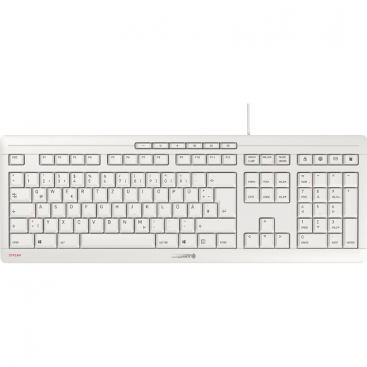 CHERRY Tastatur Stream JK-8500DE-0 weiß, - 785078201