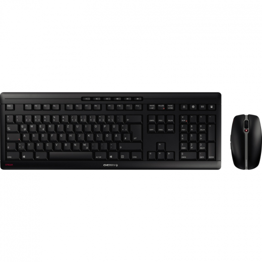 CHERRY Tastatur-Maus-Set Stream JD-8500DE schwarz, - 785082790