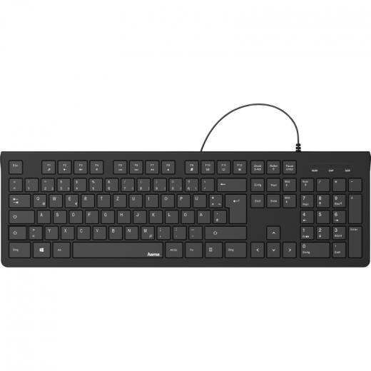 Hama Tastatur KC-200 00182681 schwarz, - HAM182681