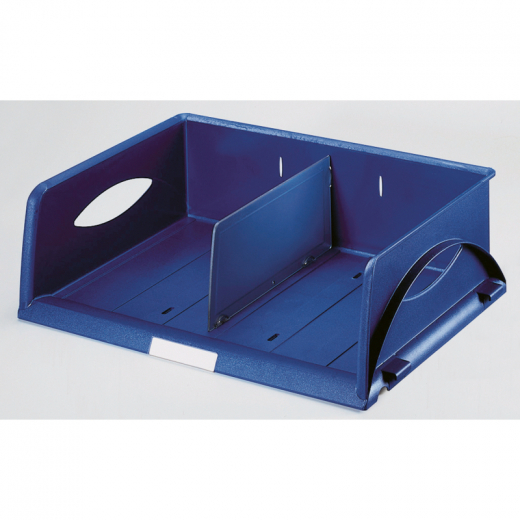 Leitz Briefablage Sorty 52300035 DIN A4/C4 quer PS blau, - LEI5230BL