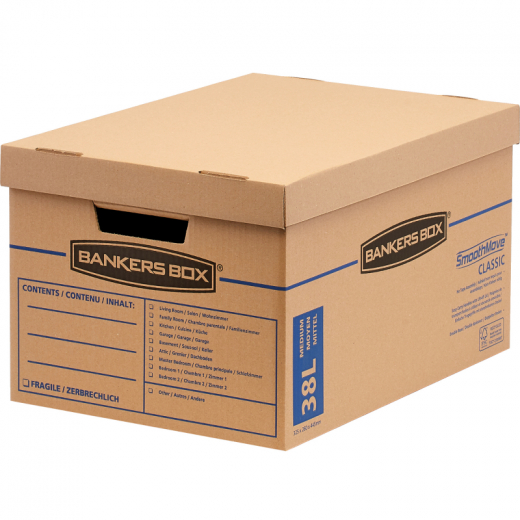 Bankers Box Umzugsbox SmoothMove Classic 6203801 38l,