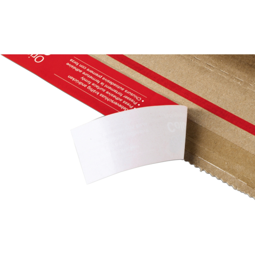 ColomPac Wellpappversandtasche 270x185x50 braun m. Querbefüllung, - 313749