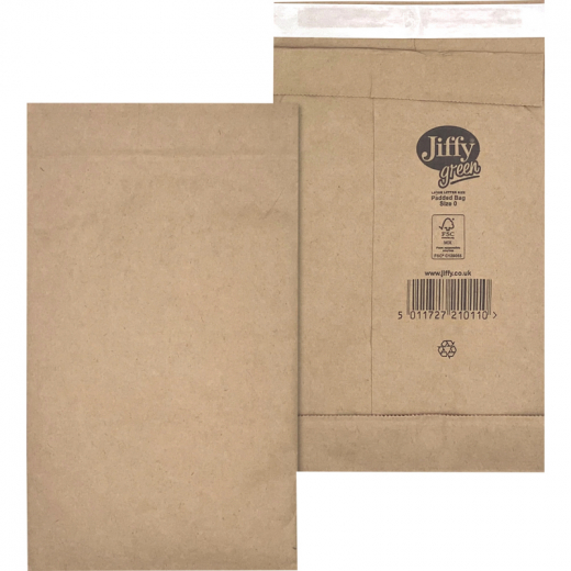 Jiffy Papierpolstertasche Nr. 0 30001310 br 200 St./Pa,