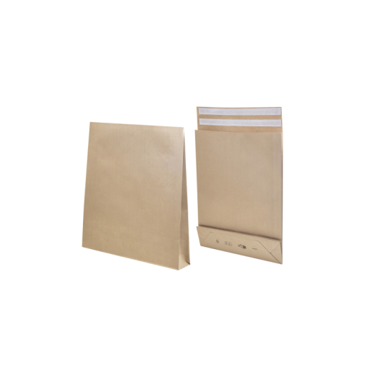 e-Green Faltentasche 00069116 KB 400x500x100+100mm br 100 St./Pa,