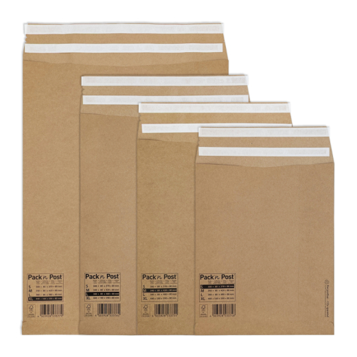 Faltentasche eCommerce 30117410 300+80x370+80mm 110g br 250St., - 327059870