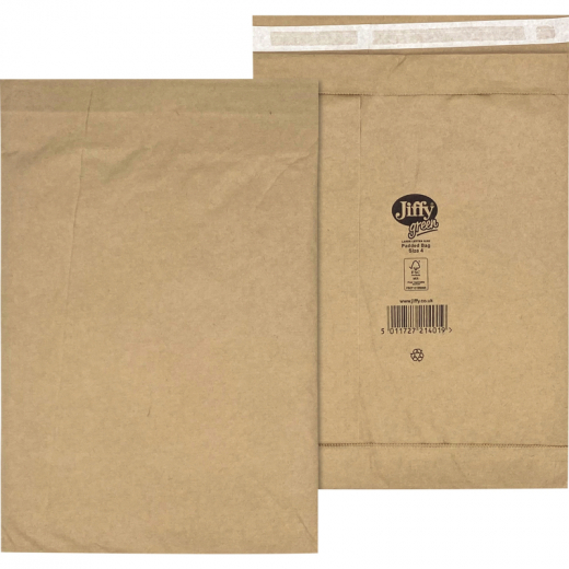 Jiffy Papierpolstertasche Nr.4 30001314 br 100 St./Pa,