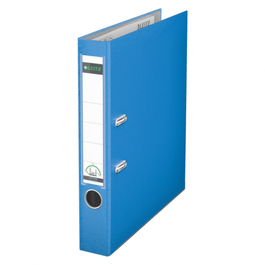 Leitz Ordner 10155030 DIN A4 52mm PP hellblau, - LEI101550HBL