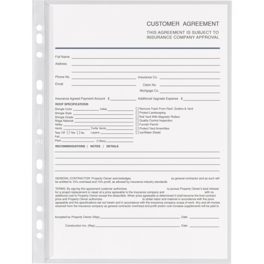 Oxford Prospekthülle 100421184 DIN A4 PP transparent 100 St./Pack., - 61071402