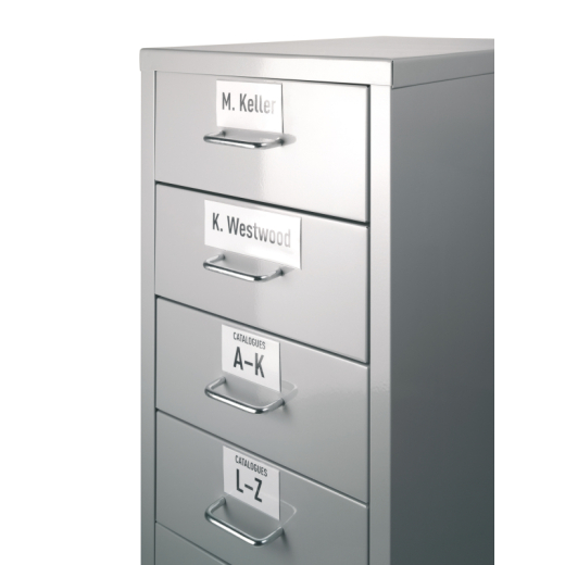 DURABLE Schilderrahmen SCHILDFIX 803019 20x3cm PVC tr 5 St./Pack., - 9803019