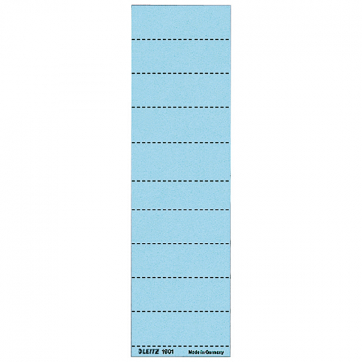 Leitz Beschriftungsschild 19010035 blanko 4zeilig blau 100 St./Pack.,