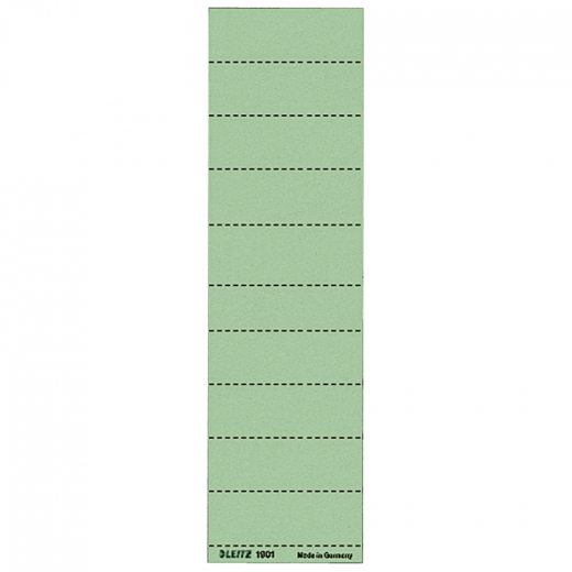 Leitz Beschriftungsschild 19010055 blanko 4zeilig grün 100 St./Pack., - LEI1901GN