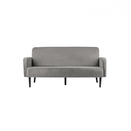 Paperflow Sofa LISBOA LC3PV.01.02 3Sitzer Samt sw/gr, - 800025280