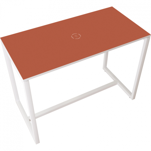 easyDesk Stehtisch TD114.13.18P 110x114x75cm rot,