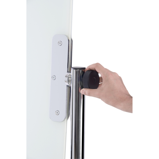 Bi-Office Glastafel GQR0350 drehbar weiß, - 150131701