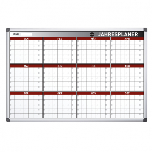 Bi-office Jahresplaner Earth GA03133790 Stahloberfläche 90x60cm, - BSQGA03133790