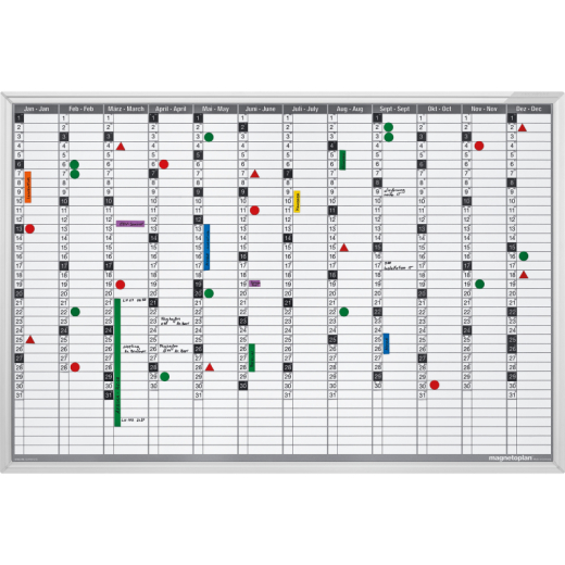 magnetoplan Jahresübersicht 1241012S, - HOL1241012S