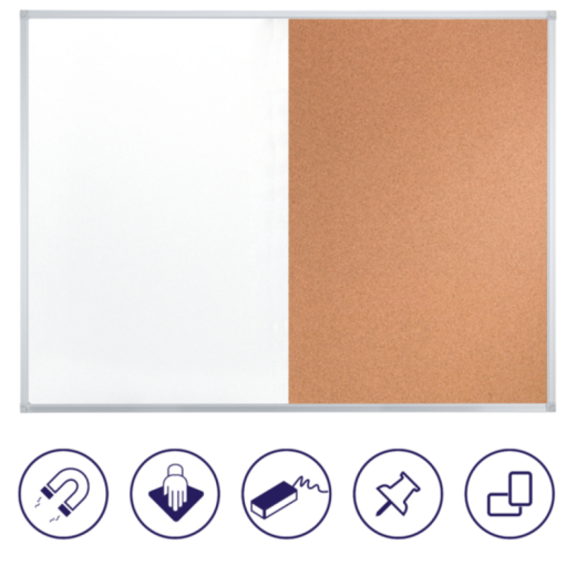 Franken Kombitafel X-tra!Line CB3412 60x45cm Kork braun,