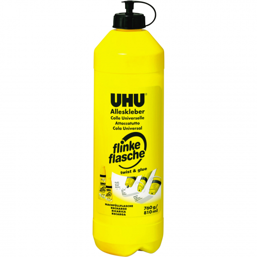 UHU Alleskleber flinke flasche 46320 760g Nachfüllflasche, - 24212714