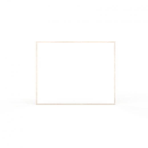 magnetoplan Whiteboard Wood Series 1440000 Rahmen ws 96x48cm,