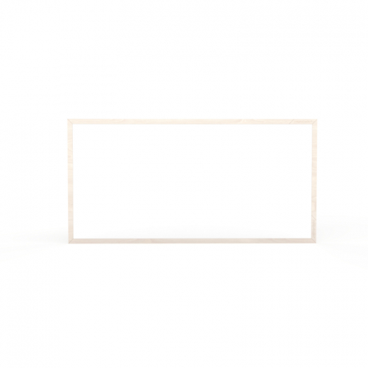 magnetoplan Whiteboard Wood Series 1440300 Rahmen ws 148x96cm,