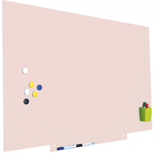 rocada Schreibtafel Skin RD-6421R-490 100x150cm rosa,