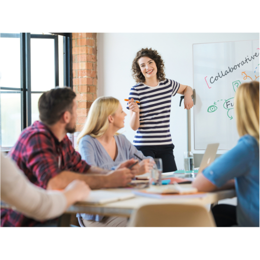 Nobo Weißwandtafel 1901029 90x120cm mobil drehbar, - 5539590