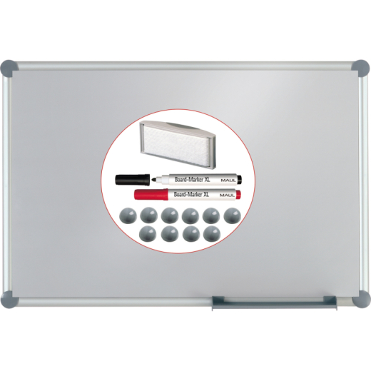 MAUL Whiteboard 2000 MAULpro Set 6312484 120x90cm kunststoffbesch., - MAU6312484