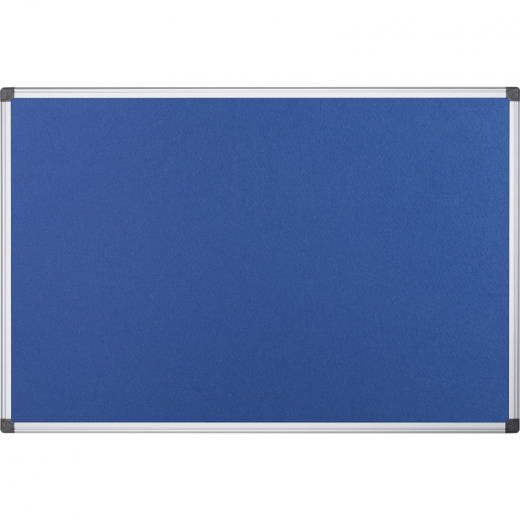 Bi-office Pinnwand Maya FA2143170 Aluminiumrahmen Filz 240x120cm blau, - 150200350