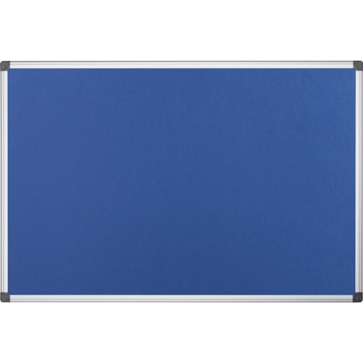 Bi-office Pinnwand Maya FA0543170 Aluminiumrahmen Filz 120x90cm blau,