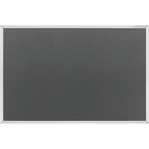magnetoplan Textilpinnwand SP 1412001 120x90cm grau,