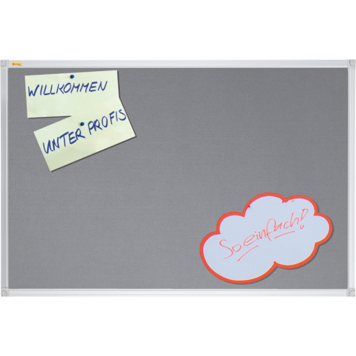 Franken Pinnwand X-tra!Line PT330312 120x90cm Filz grau,