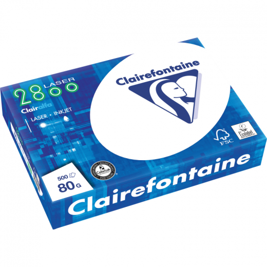 Clairefontaine Kopierpapier 2800C DIN A4 80g 500 Bl./Pack.,