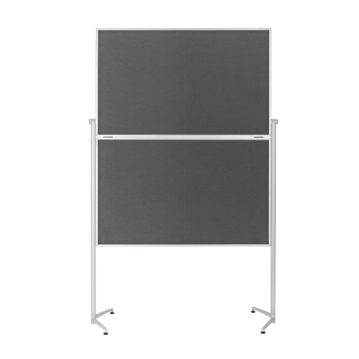 magnetoplan Moderationstafel 1151301 klappbar Filz grau,