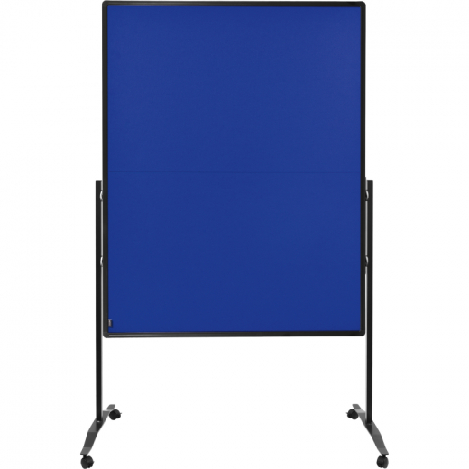 Legamaster Moderationswand 7-205410 120x150cm klappbar Filz marineblau, - LEG7205410