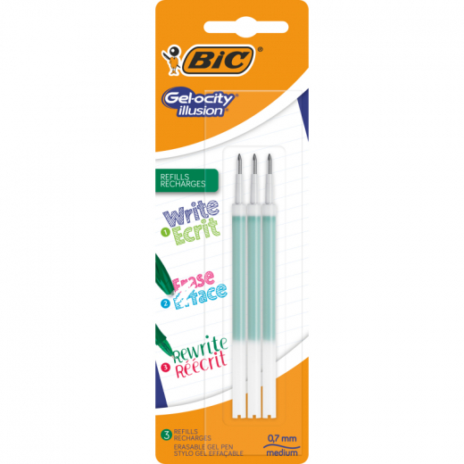 BIC Gelmine Gel-ocity Illusion 505382 gn 3St.,