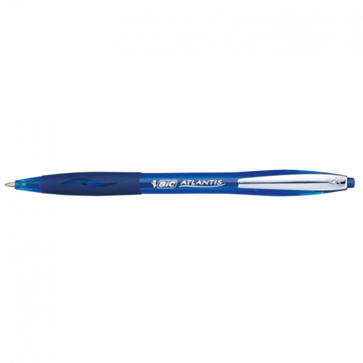 BIC Kugelschreiber ATLANTIS Soft 9021322 0,4mm Druckmechanik blau,