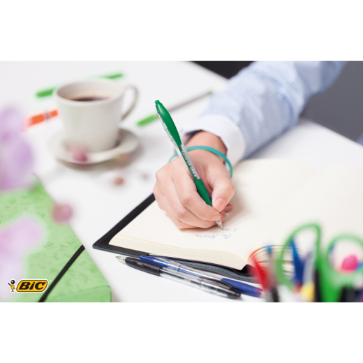 BIC Kugelschreiber Atlantis 8871321 0,32mm schwarz, - BIC887132