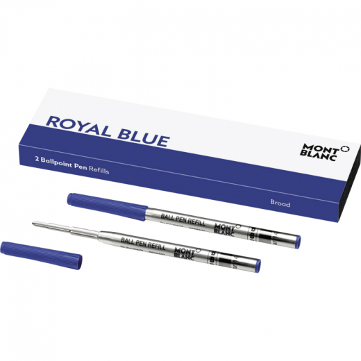 Montblanc Kugelschreibermine Royal Blue 128215 B bl 2St., - 313015150