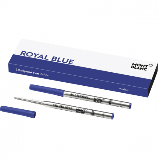 Montblanc Kugelschreibermine 128214 royal blue M bl 2 St./Pack.,