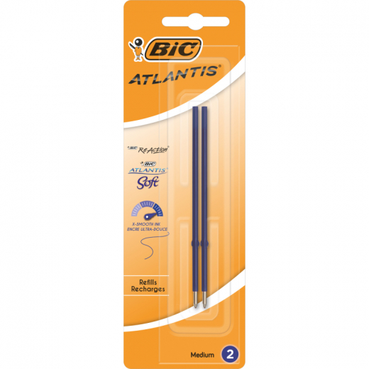 BIC Kugelschreibermine Easy Glide IS1197 8924091 0,4mm bl 2 St./Pack., - BIC892409