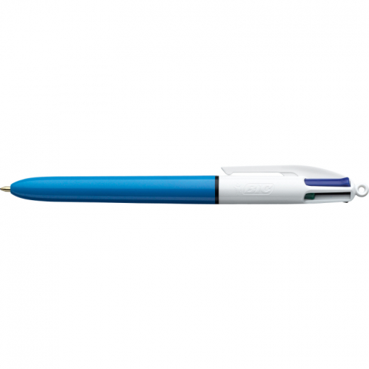 BIC Mehrfarbkugelschreiber 4 Colours 982866 0,4mm bl/sw/r/gn, - BIC889969