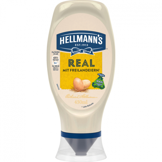 Hellmanns Real Mayonnaise 633336 430ml, - 492178100