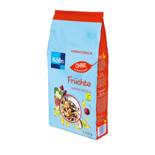 Kölln Müsli Früchte Hafer 10133000 1.700g 4St, - 492185300