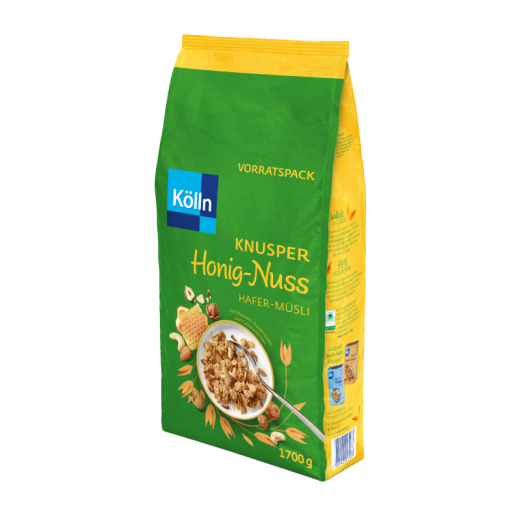 Kölln Müsli Knusper-Honig-Nuss 10317000 1.700g 4St,