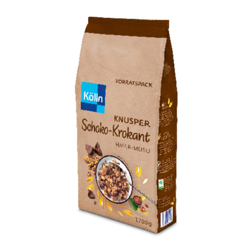 Kölln Müsli Knusper Schoko Krokant 10357000 1.700g 4St, - 492185800
